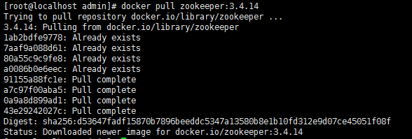 Docker下安装zookeeper(单机和集群)