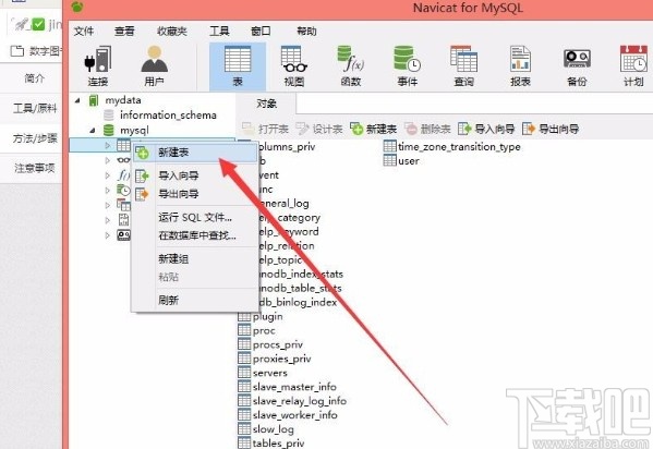 navicat for mysql创建数据库的方法