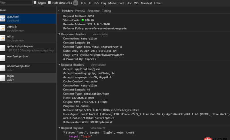 node.js - node express 中ajax post请求参数接收不到？