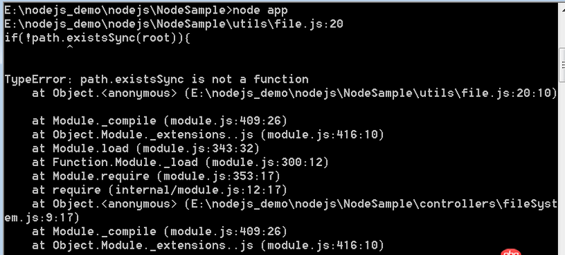 node.js - 这个nodejs的demo如何才能运行展示？能帮看看吗