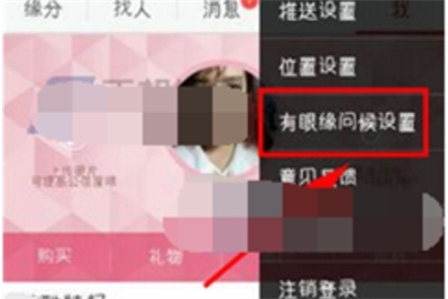 世纪佳缘怎么设置有眼缘问候语