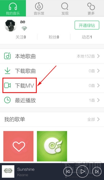 手机qq音乐怎么下载MV