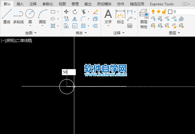 cad怎么画实心圆