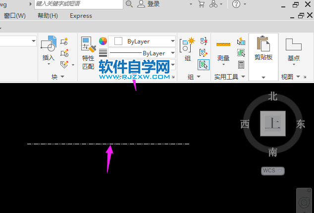 cad2022怎么画虚线,cad怎么画虚线