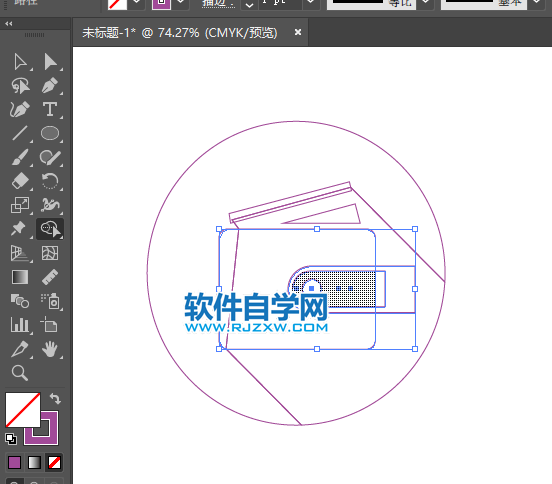 AI怎么绘制信用卡钱包