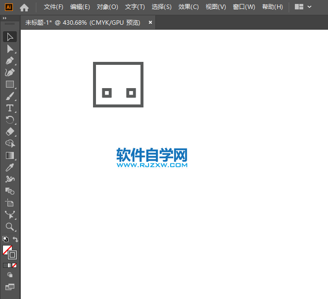 ai怎么绘制U盘图标