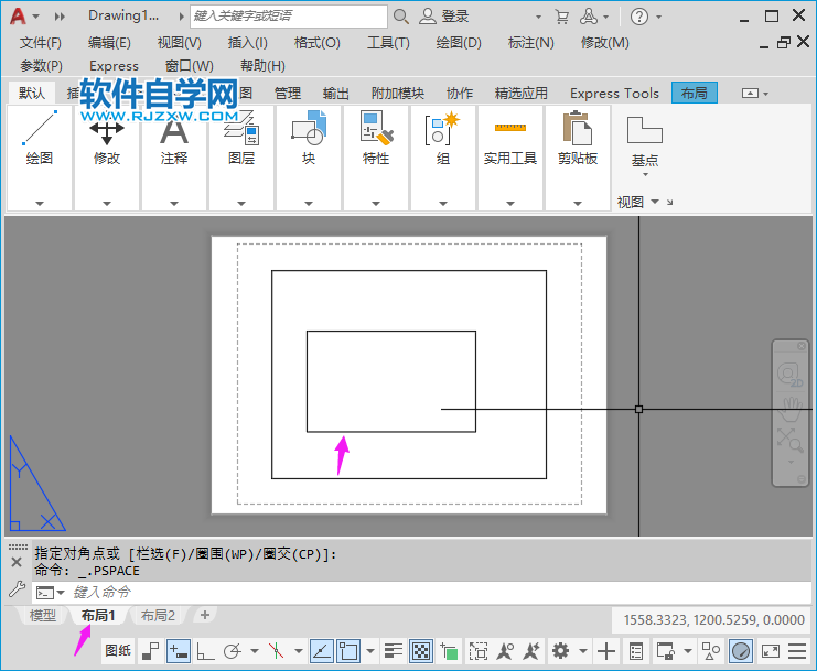 cad布局中实线显示为虚线