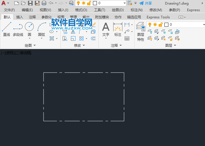 cad怎么弄成虚线