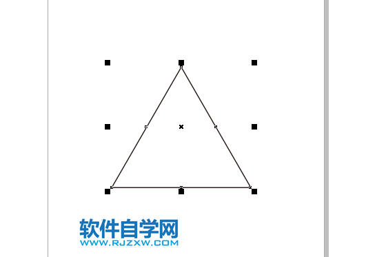 coreldraw怎么画等边三角形