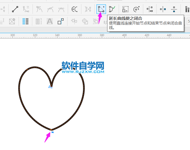 coreldraw怎么对称复制的方法