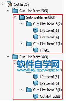 solidworks2020子焊件的切割清单排序