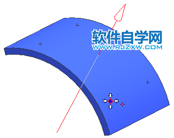 UG怎么在非平曲面上创建孔特征