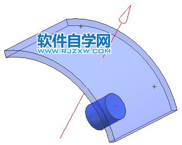 UG怎么在非平曲面上创建孔特征