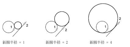 CAD2019绘制与其他对象相切的圆