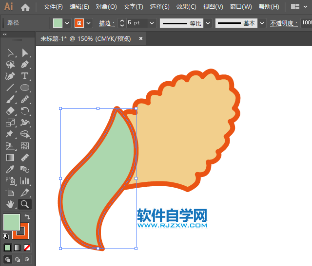 ai怎么画玉米图标