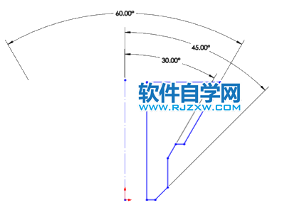 solidworks怎么创建对称角度尺寸