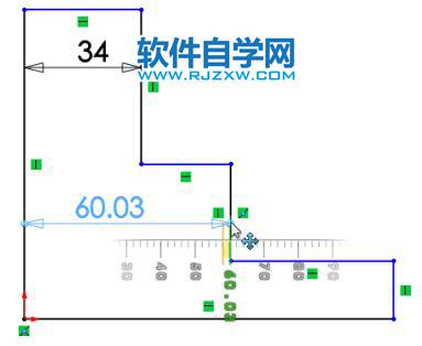 solidworks使用Instant2D修改2D草图尺寸