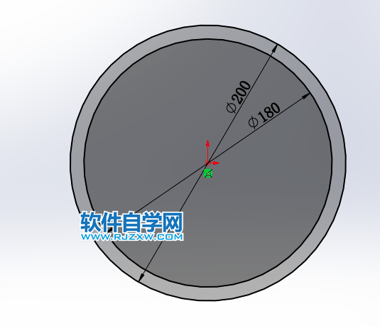 用SolidWorks画凹孔切除的滚筒零件