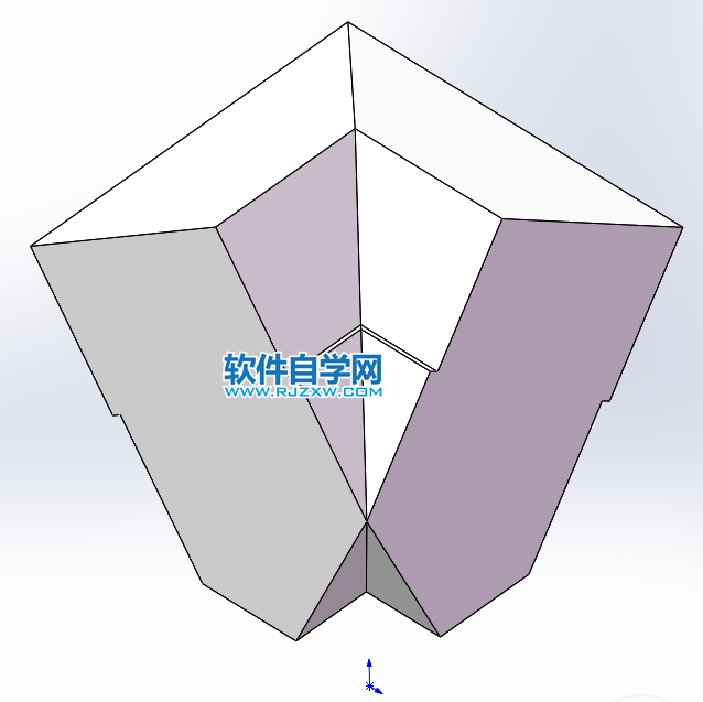 屋顶石块用SolidWorks的画法