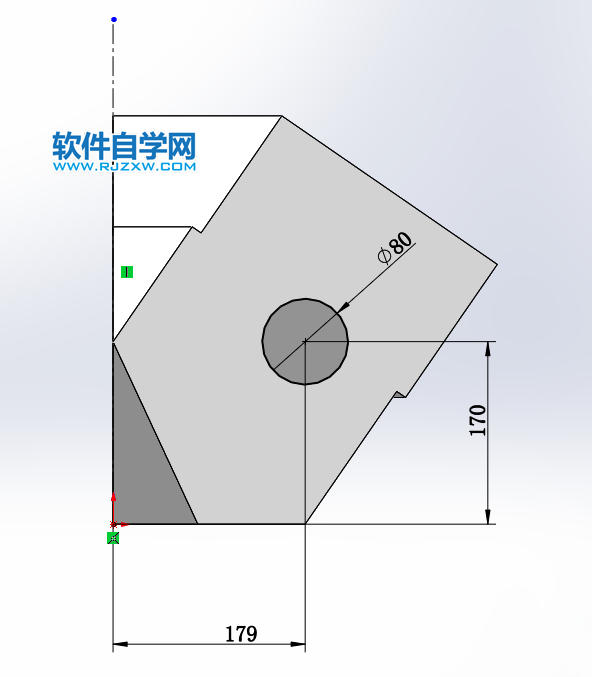 屋顶石块用SolidWorks的画法