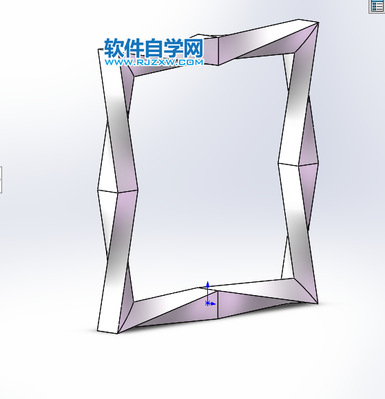 一个框架用SolidWorks画法