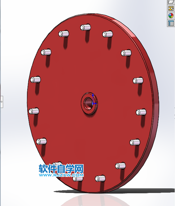 三角形凸轮机构用SolidWorks制作