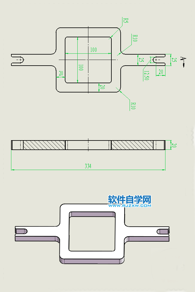 三角形凸轮机构用SolidWorks制作