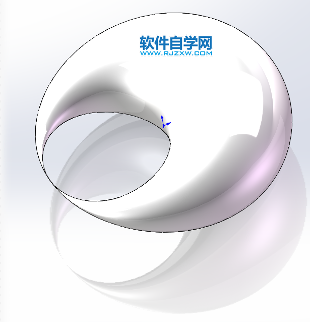 SolidWorks画一个太极图抱枕