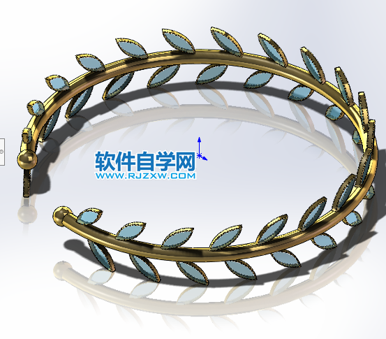 SolidWorks画一个手镯