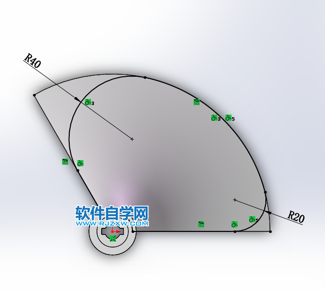 挺简单用SolidWorks画扇叶的方法