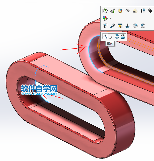 顺斜坡向下翻滚的木桶用SolidWorks制作