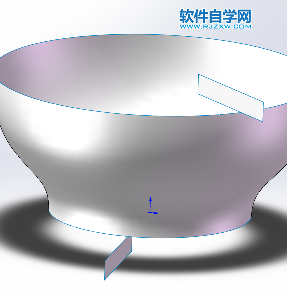 用SolidWorks画一个花碗