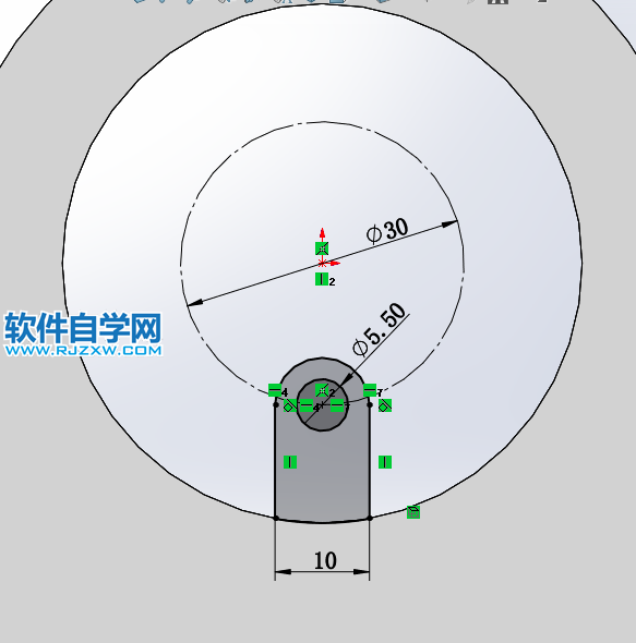 钣金法兰零件SolidWorks练习题画法