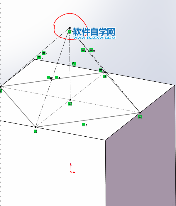 用SolidWorks画两个交叉几何体的两种方法