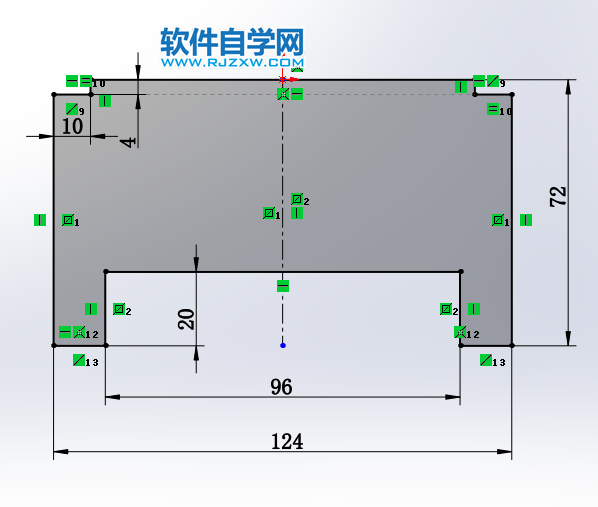 过程很简单的钣金图用SolidWorks画