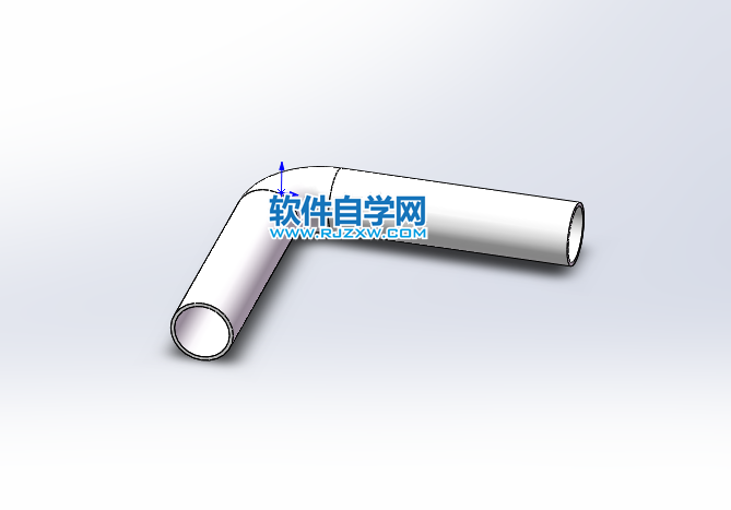 solidworks怎么画空心弯管