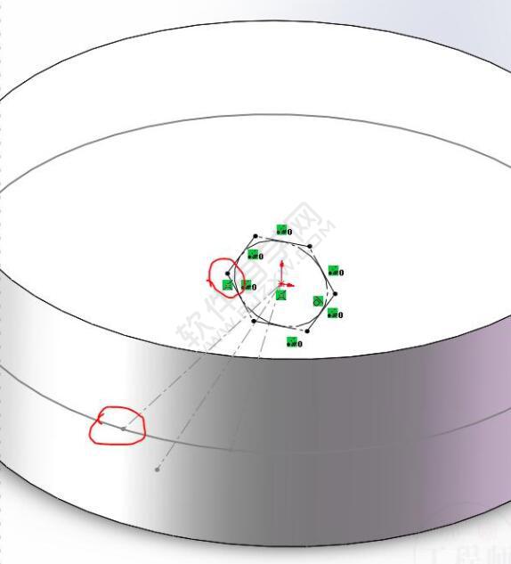 六边形包裹的笔筒怎么用SolidWorks画