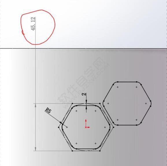 六边形包裹的笔筒怎么用SolidWorks画