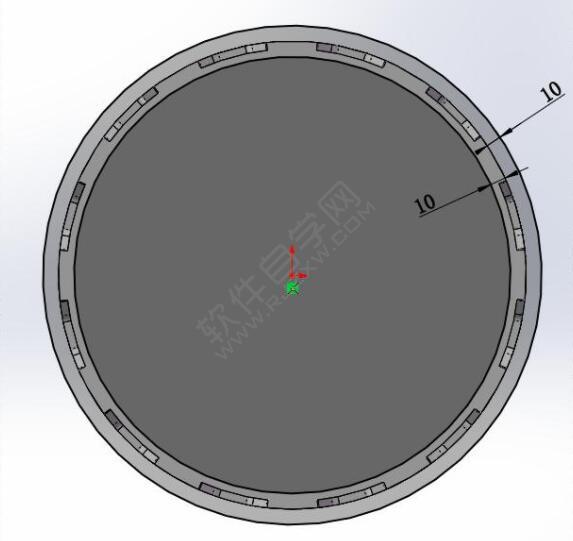 六边形包裹的笔筒怎么用SolidWorks画