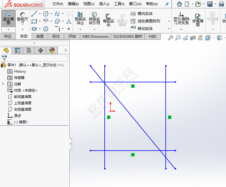 solidworks剪裁的在内剪除怎么使用介绍