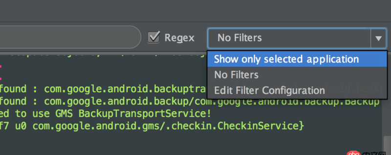 android-studio - AndroidStudio打印log,为什么show only selected application 无效，不筛选了