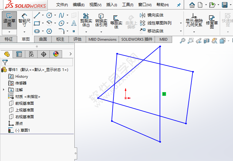 solidworks强劲剪裁怎么使用的方法