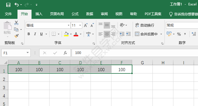 EXCEL2019向左填充怎么使用的方法