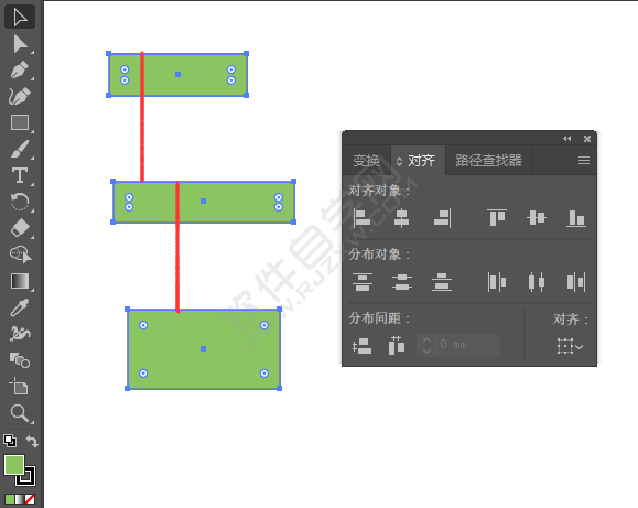 ai垂直顶分布的使用方法