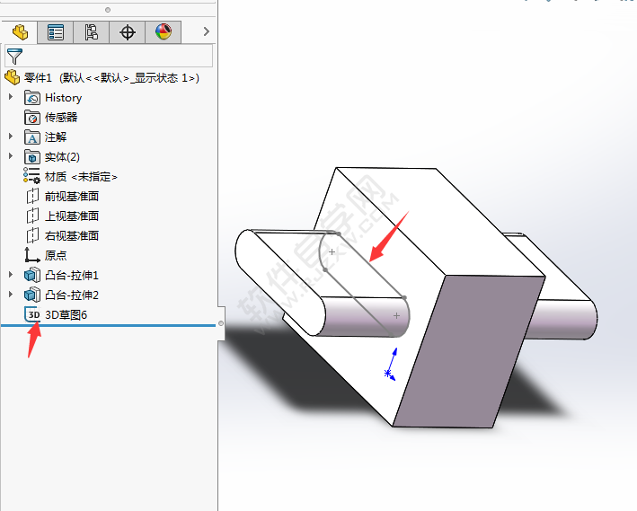 solidworks草图相交曲线怎么用