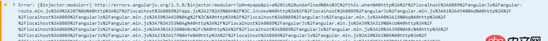 angular.js - angular js  报错 [$injector:modulerr] 模块注入错误