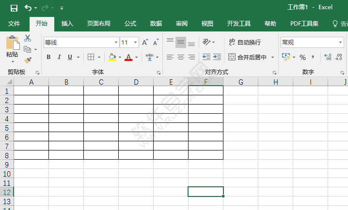 EXCEL2016怎么显示或隐藏网格线的方法