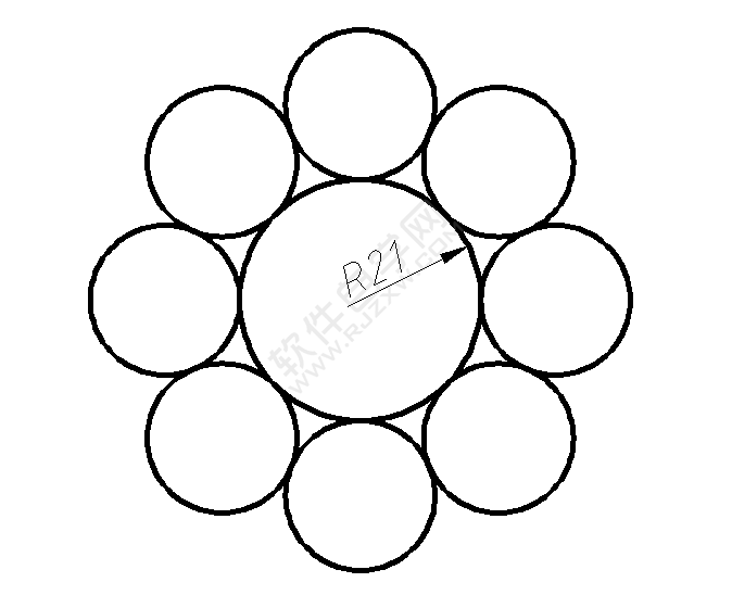 用solidworks怎么画相切圆草图平面图