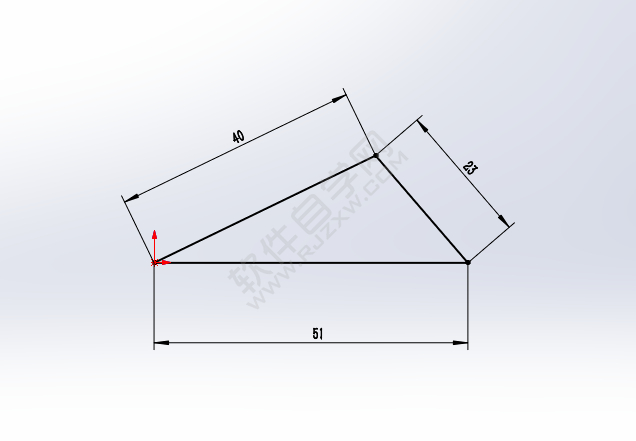 利用solidworks智能尺寸画没有角度的图形