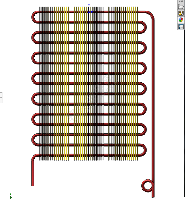 用SolidWorks画怎么散热管